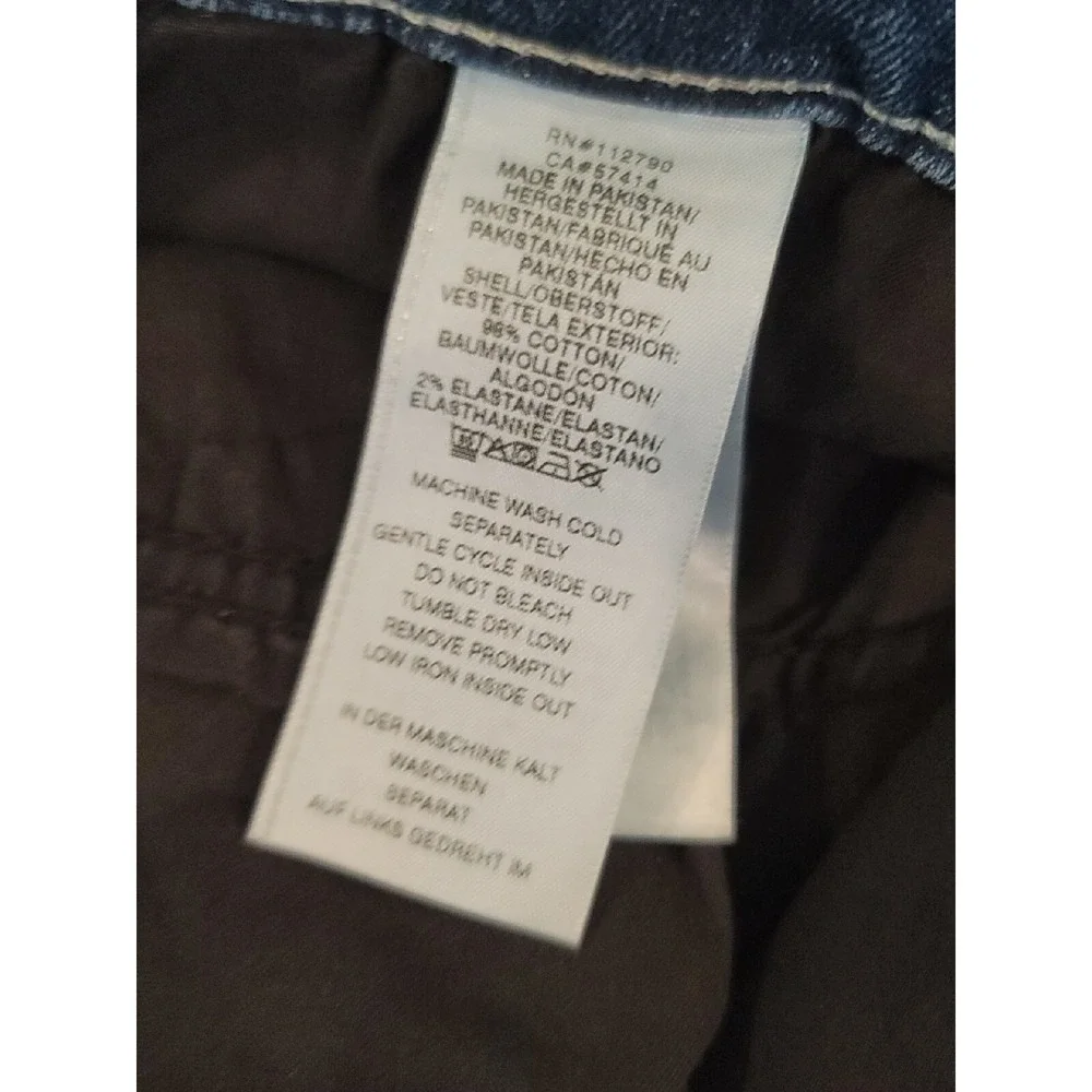True Religion Men's Blue Rocco Dark Wash Relaxed Skinny Flap Jeans Size 40x33